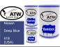 Preview: Nissan, Deep Blue, 518 (USA): 500ml Lackdose + 500ml Klarlack + 250ml Härter - Set, von ATW Autoteile West.